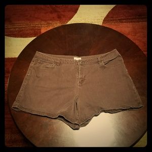 Brown Denim Jean Shorts